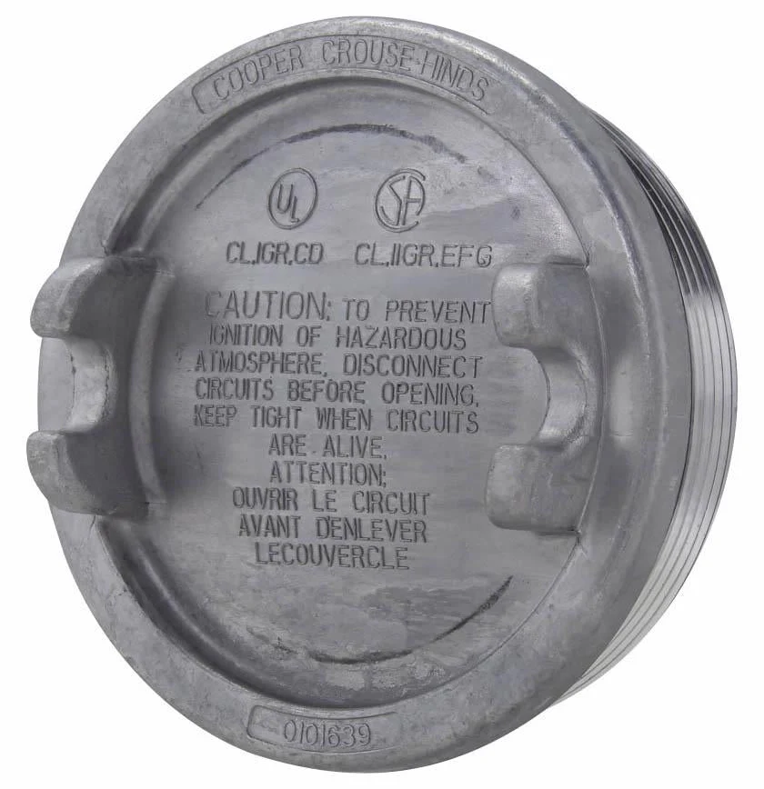 GUA07 - Crouse Hinds Conduit Outlet Box Cover - Image 2