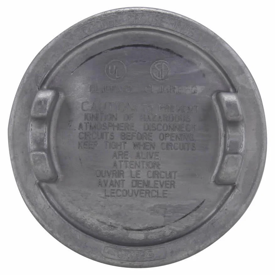 GUA09 - Crouse Hinds Conduit Outlet Box Cover
