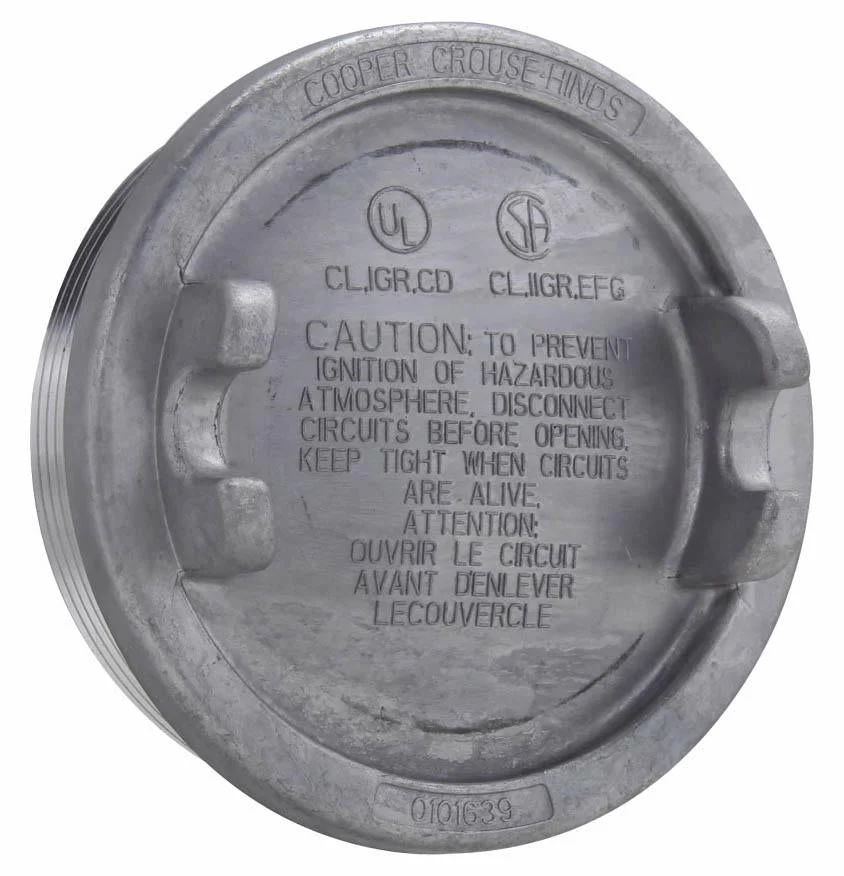 GUA09 - Crouse Hinds Conduit Outlet Box Cover - Image 3