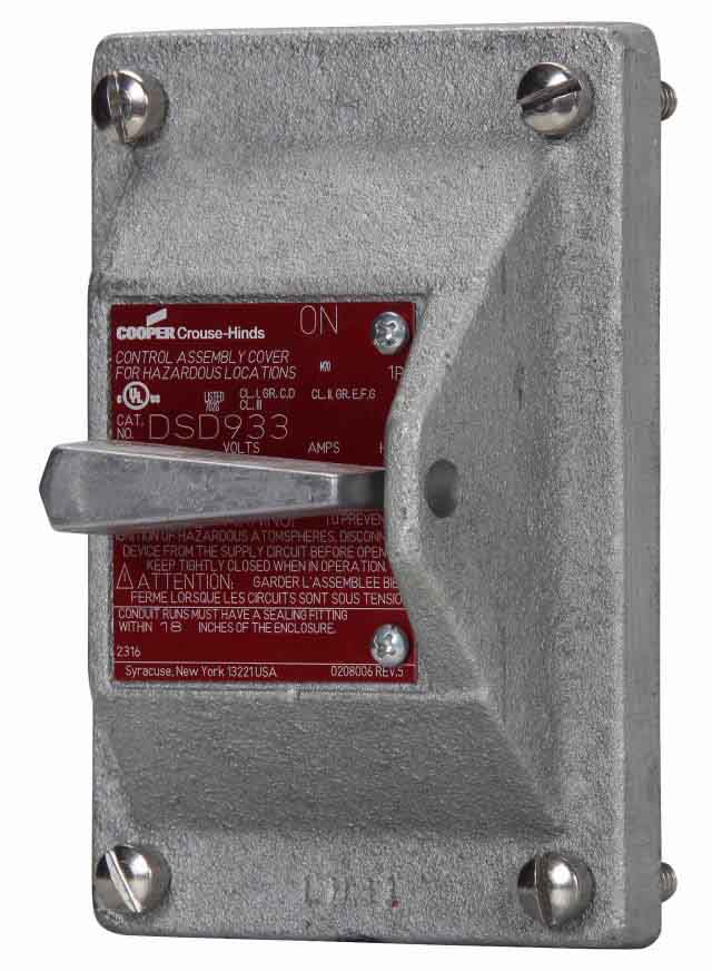 DSD933 SA - Crouse Hinds - Switch Cover - Image 2