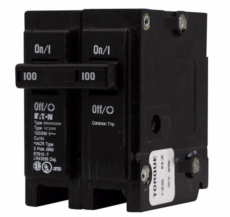 BRHH2100 - Eaton - 100 Amp Molded Case Circuit Breaker - Image 2
