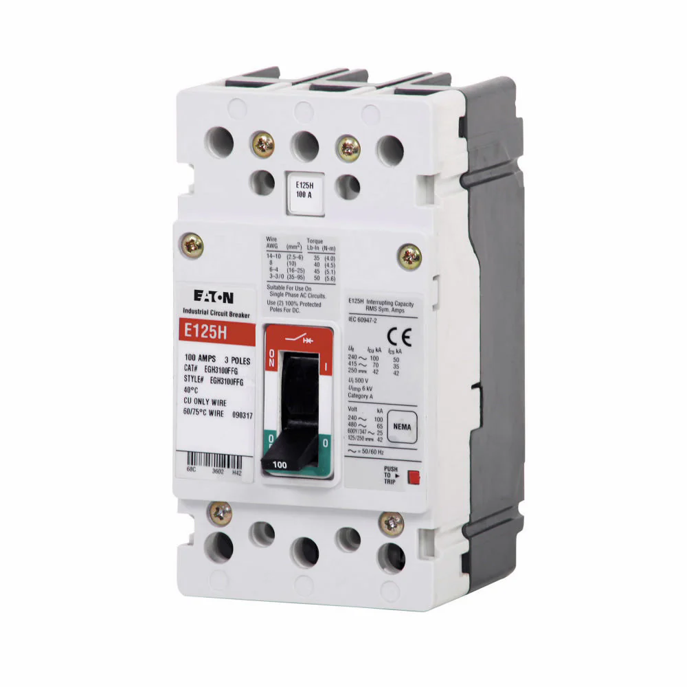 EGH3100FFG - Eaton - 100 Amp Molded Case Circuit Breaker - Image 2
