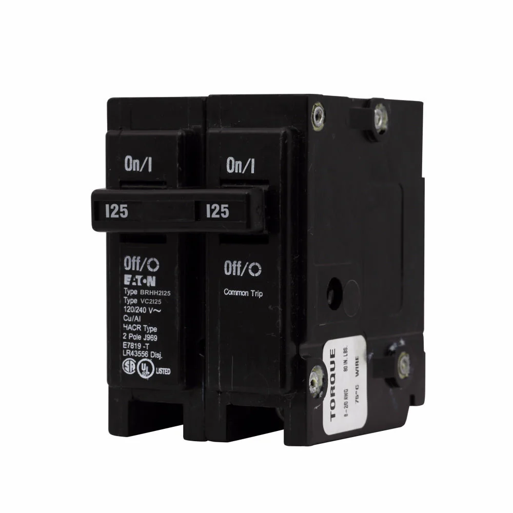 BRHH2125 - Eaton - 125 Amp Molded Case Circuit Breaker - Image 2