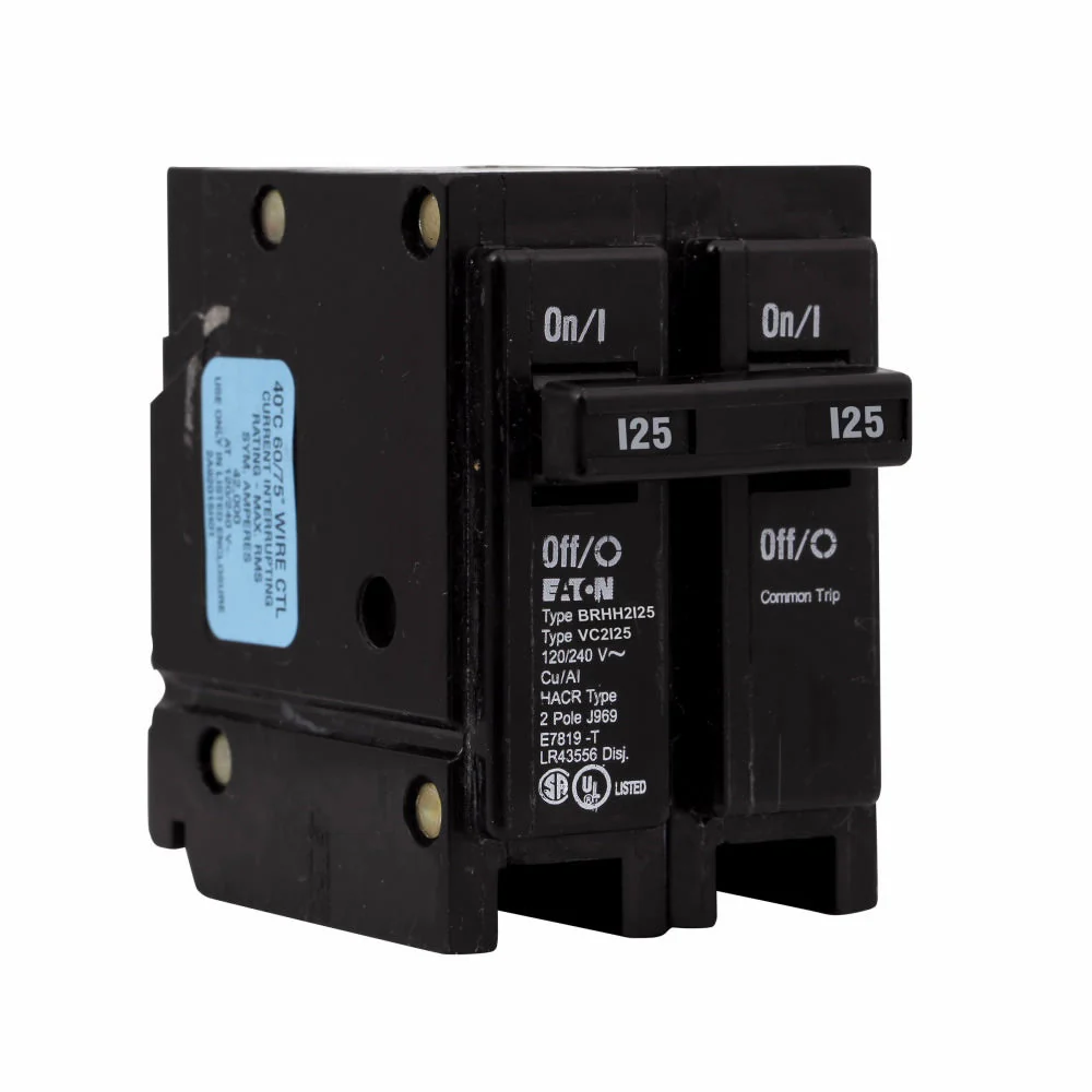 BRHH2125 - Eaton - 125 Amp Molded Case Circuit Breaker - Image 3