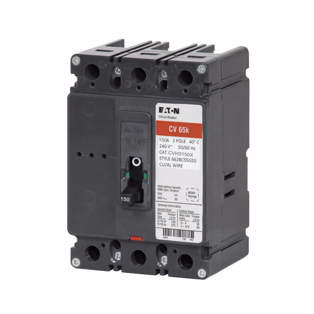 CVH3150X - Eaton - 150 Amp Molded Case Circuit Breaker - Image 2