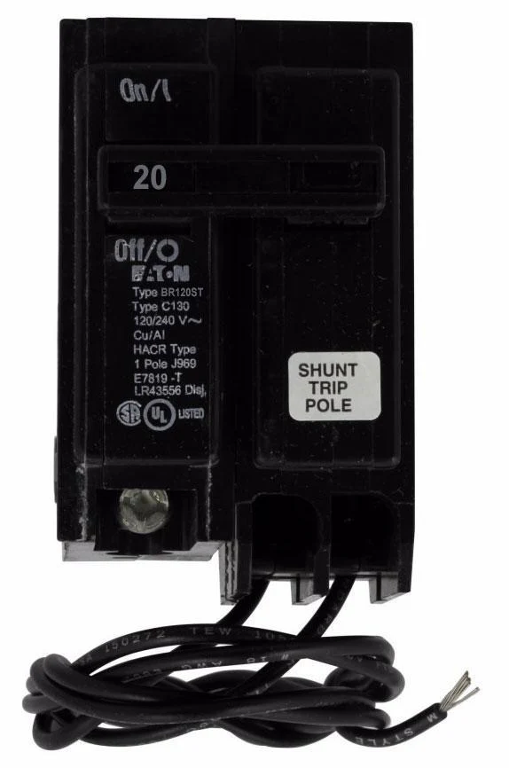 BR120ST - Eaton - 20 Amp Shunt Trip Circuit Breaker