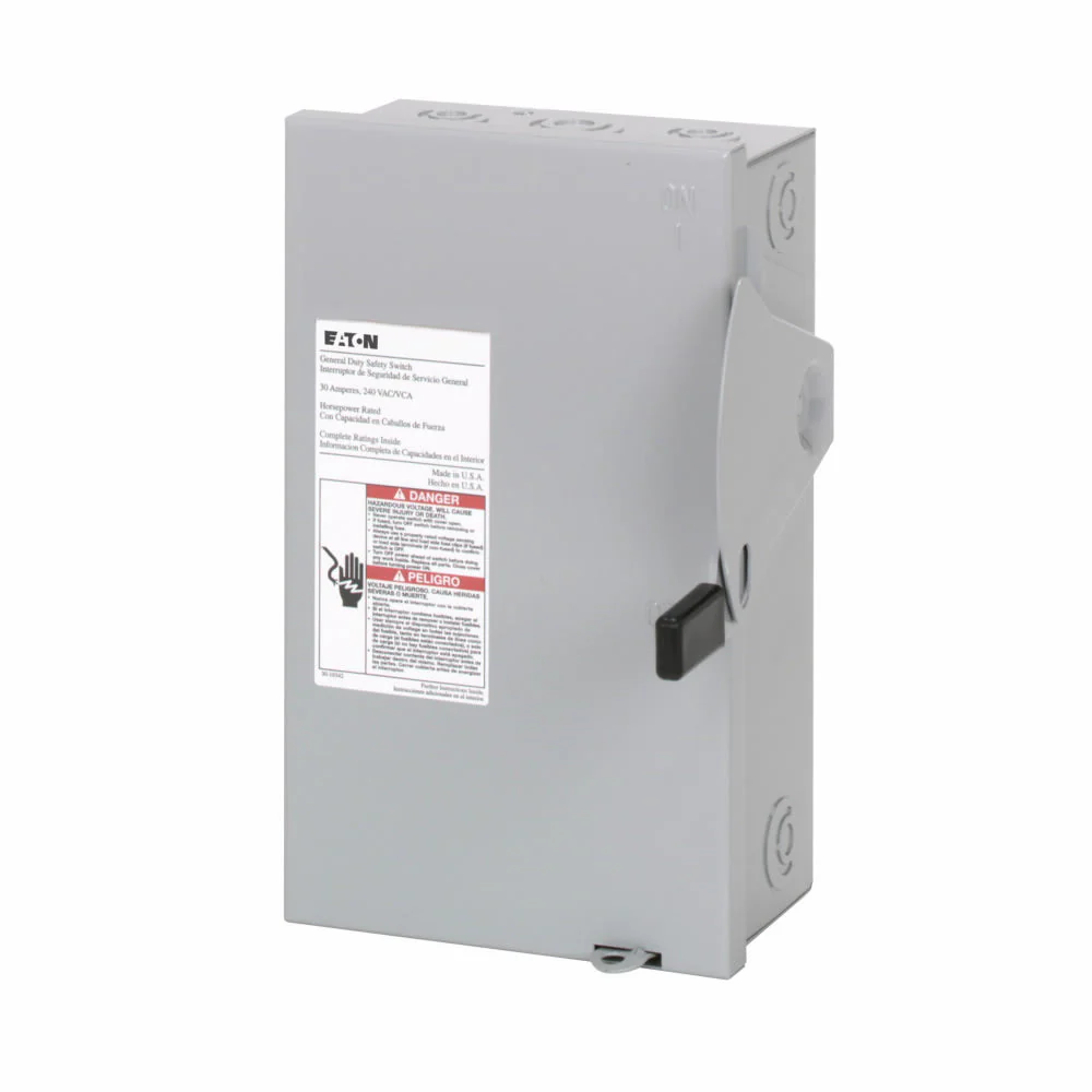 DG221UGB - Eaton - 30 Amp Disconnect and Safety Switch - Image 4