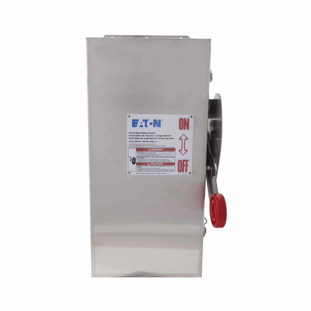 DH221NWK - Eaton - 30 Amp Disconnect and Safety Switch