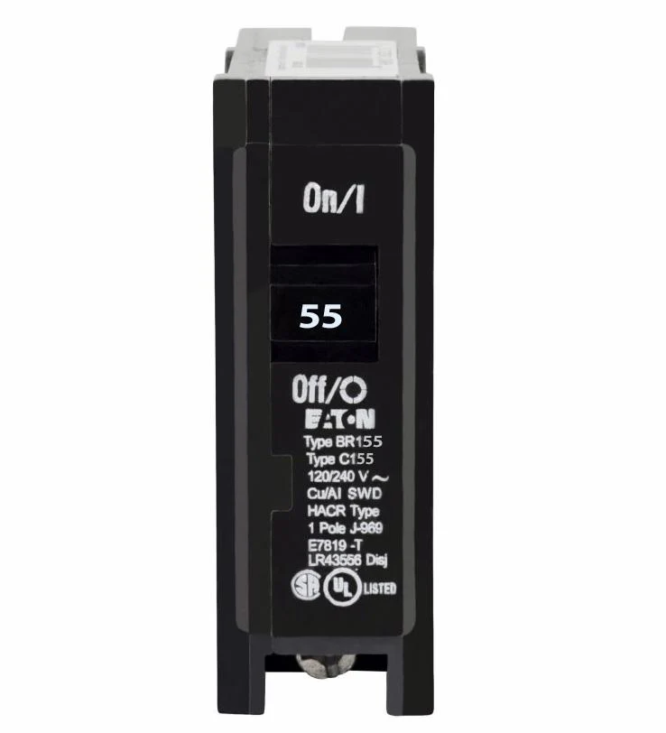 BR155 - Eaton - 55 Amp 120/Plug-In Circuit Breaker