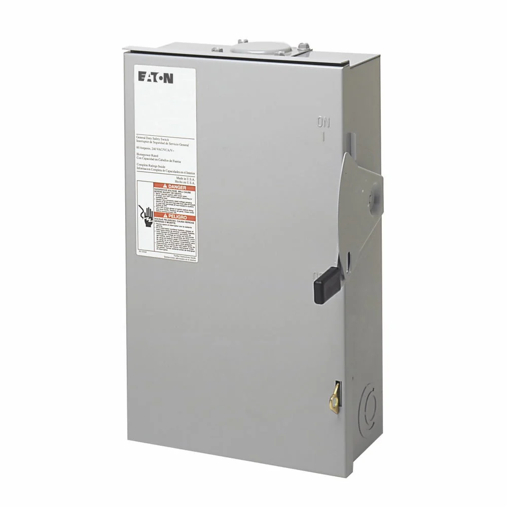 DG322URB - Eaton - 60 Amp Disconnect and Safety Switch