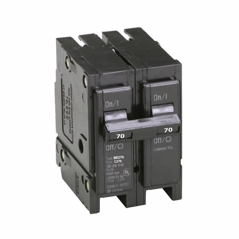 BR270 - Eaton - 70 Amp Circuit Breaker - Image 2