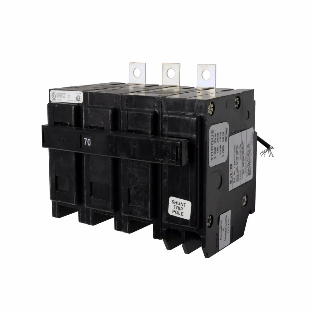 QBHW3070HS - Eaton - 70 Amp Molded Case Circuit Breaker - Image 3