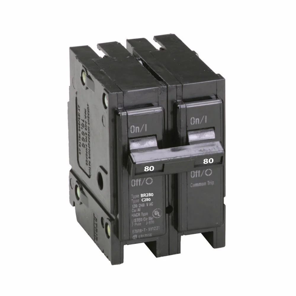 BR280 - Eaton - 80 Amp Circuit Breaker - Image 2