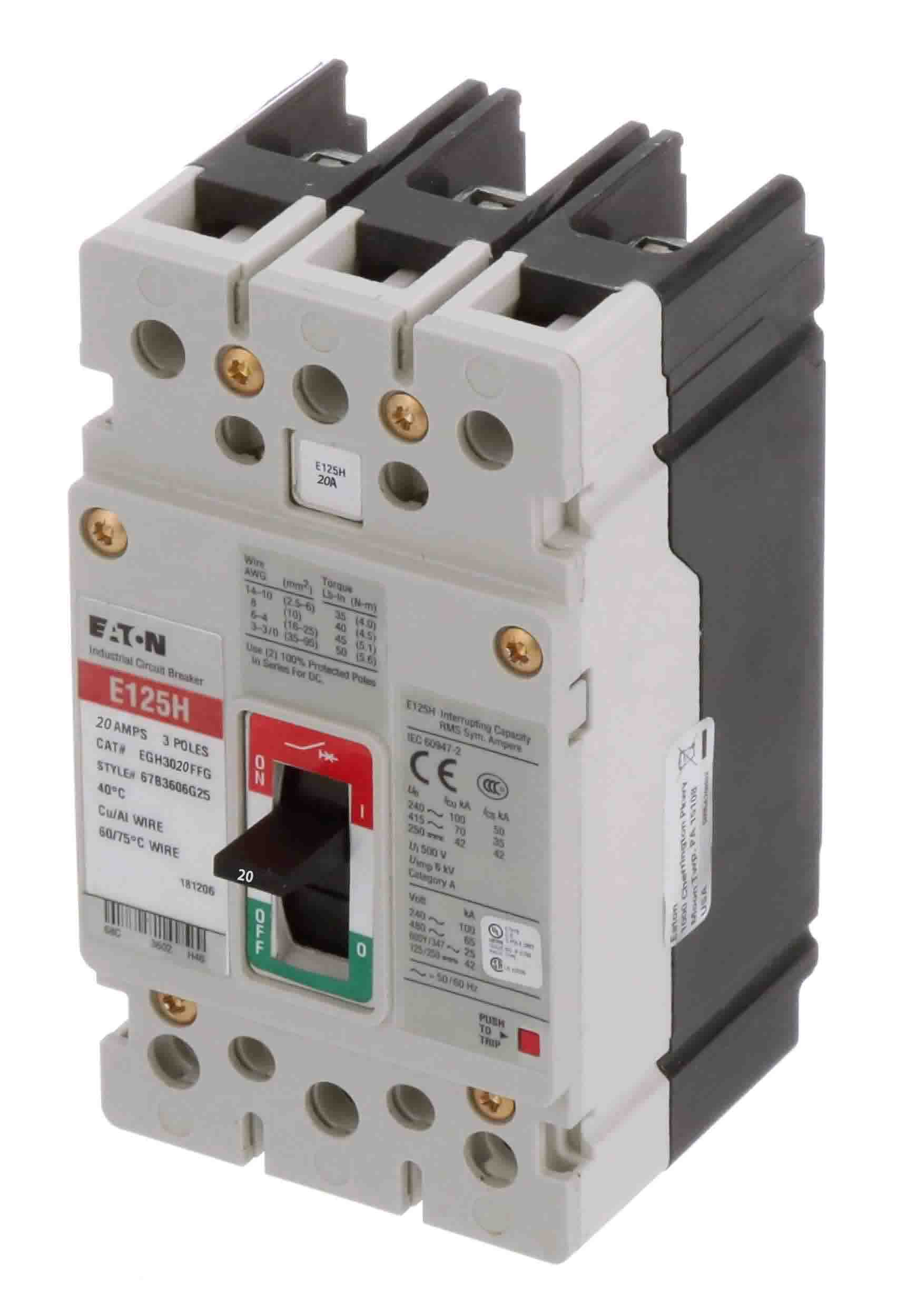 EGH3020FFG - Eaton - Molded Case Circuit Breaker - Image 2