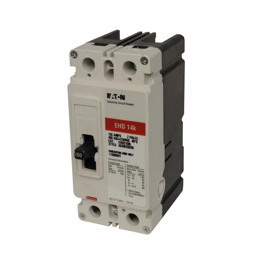 EHD2090 - Eaton - Molded Case Circuit Breaker - Image 2