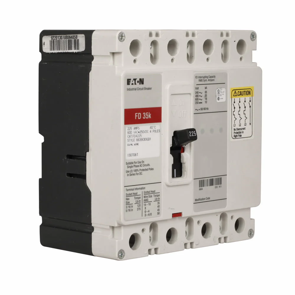 FD4225L - Eaton - Molded Case Circuit Breaker - Image 3