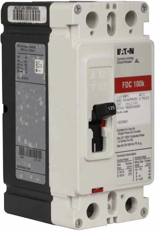 FDC2125 - Eaton - Molded Case Circuit Breaker - Image 2