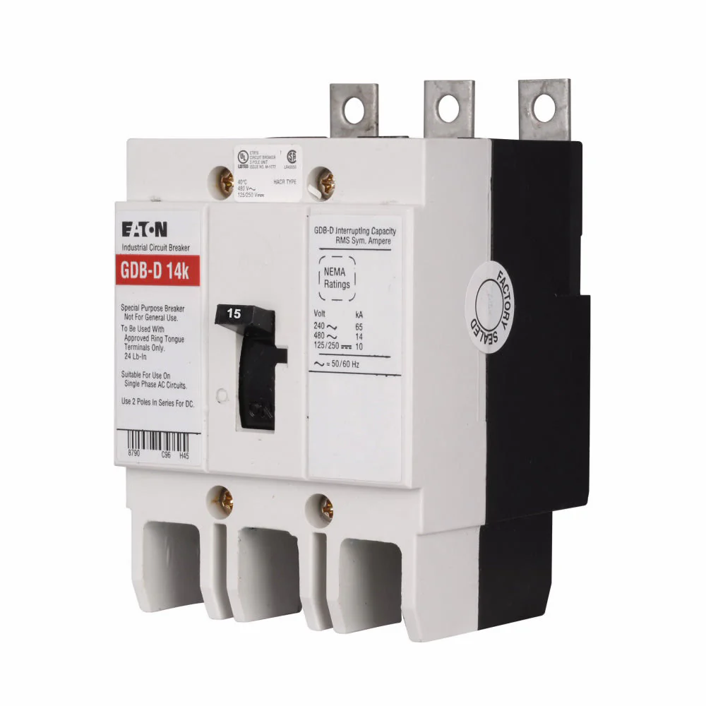 GDB3015D - Eaton - Molded Case Circuit Breaker - Image 2
