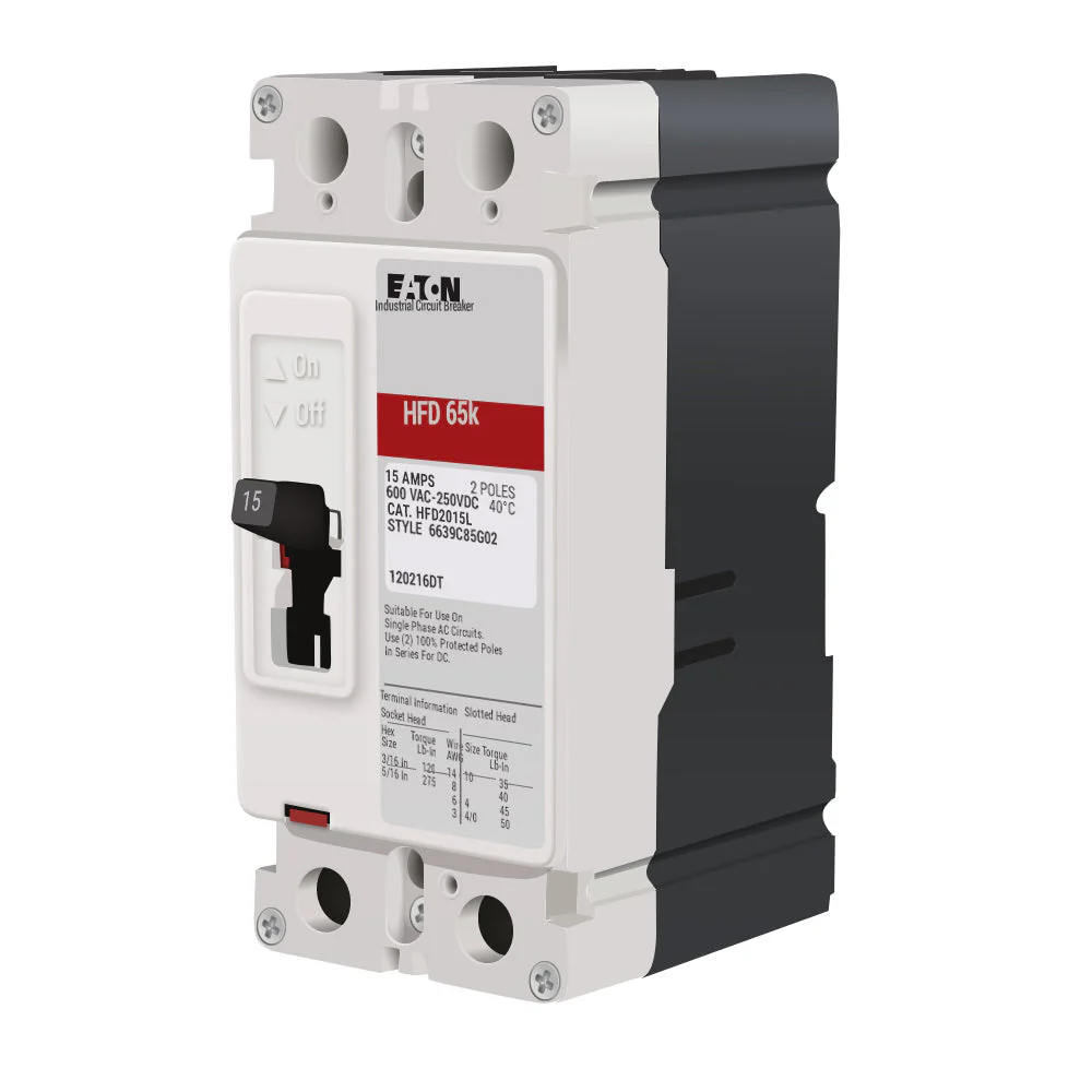 HFD2015L - Eaton - Molded Case Circuit Breaker - Image 2