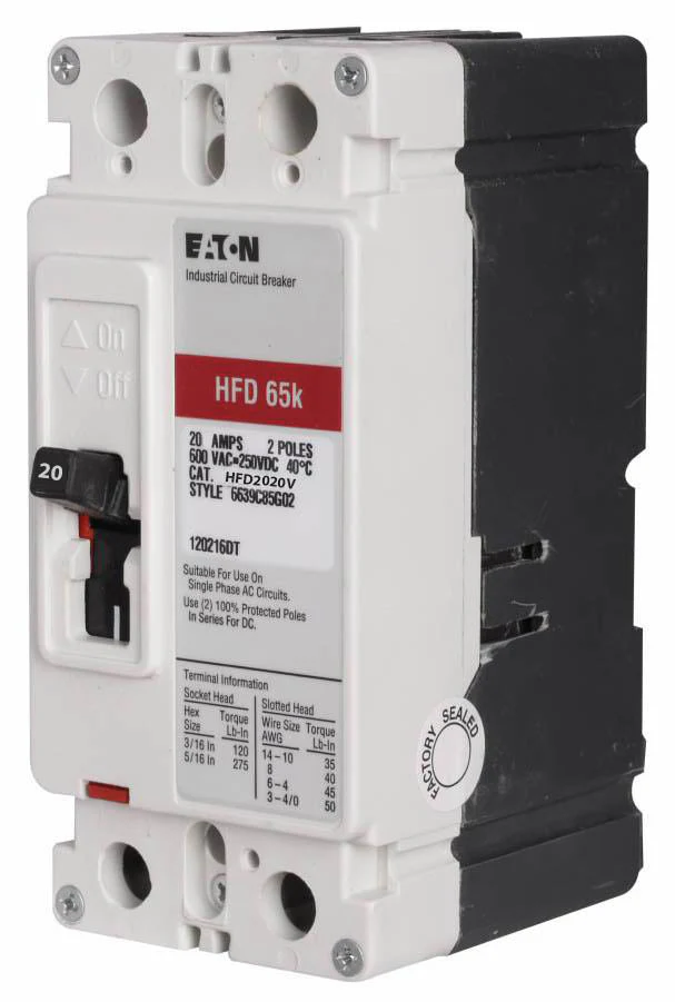 HFD2020V - Eaton - Molded Case Circuit Breaker - Image 6