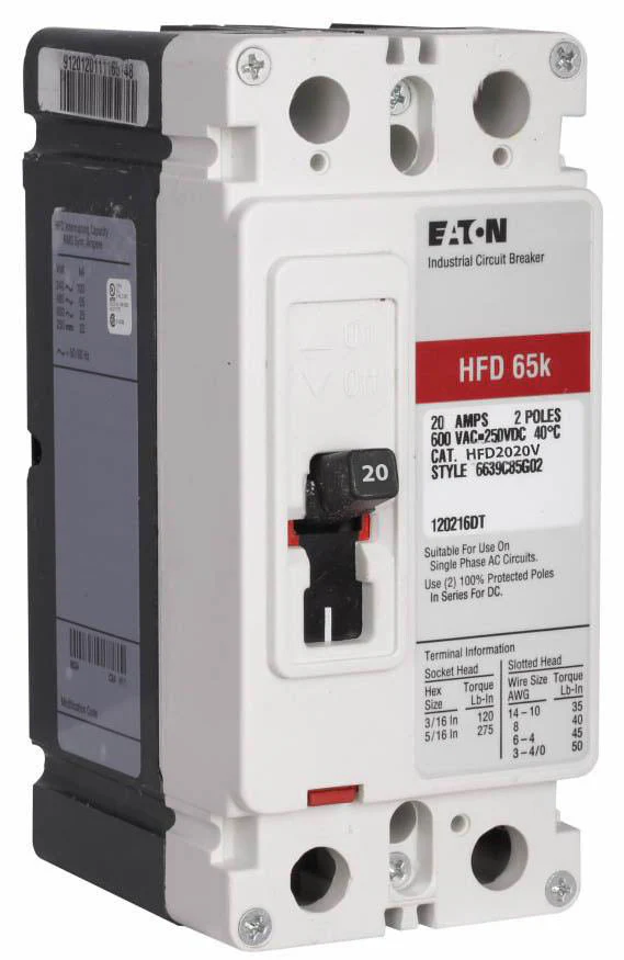 HFD2020V - Eaton - Molded Case Circuit Breaker - Image 7