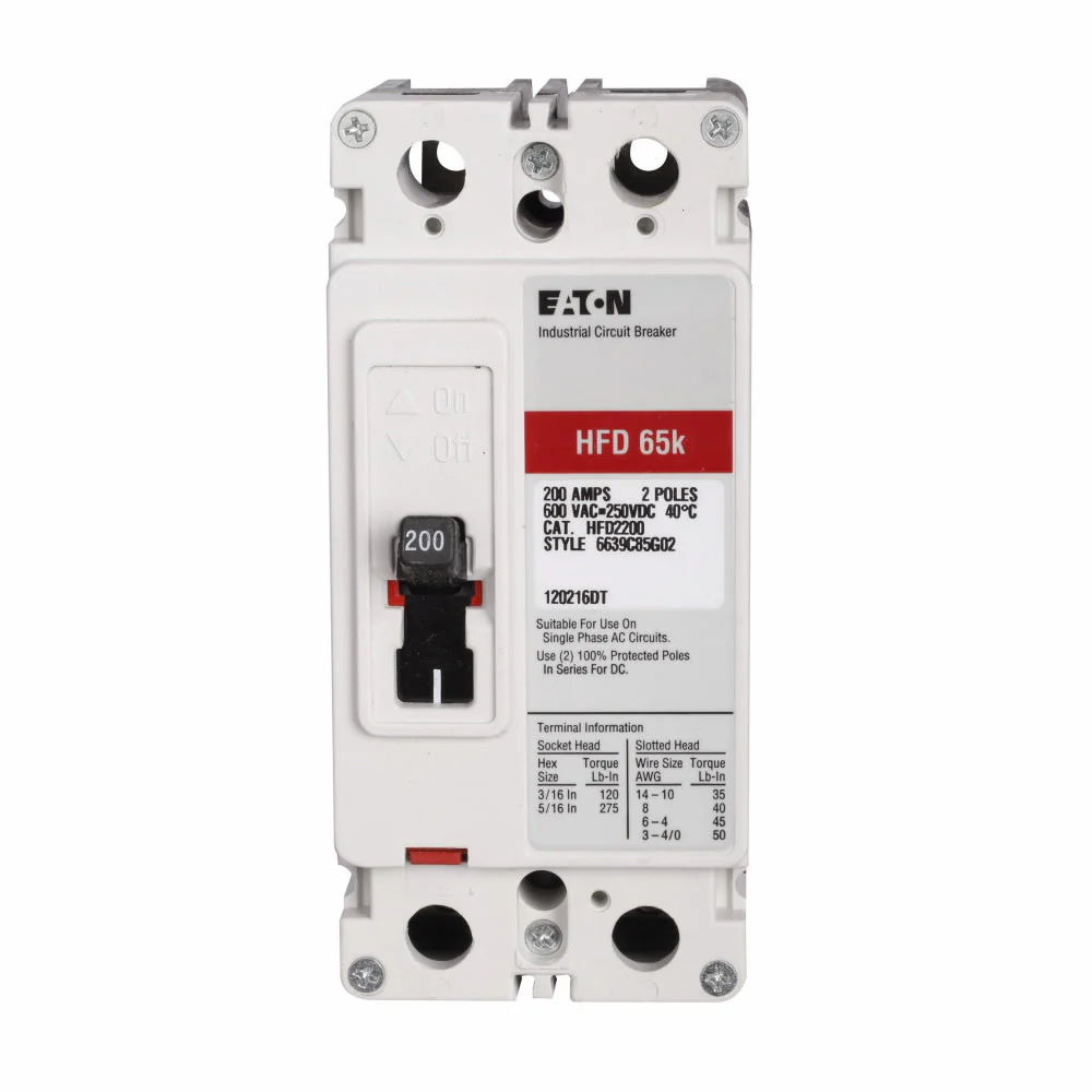 HFD2050 - Eaton - Molded Case Circuit Breaker - Image 5