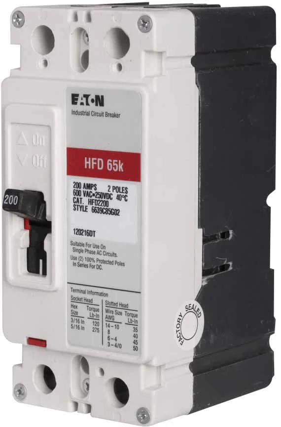 HFD2200 - Eaton - Molded Case Circuit Breaker - Image 6