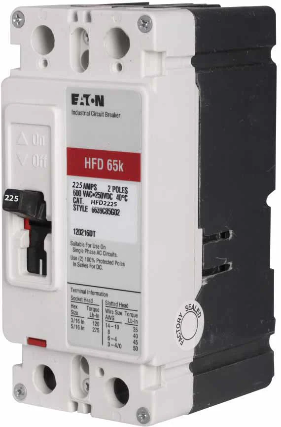 HFD2225 - Eaton - Molded Case Circuit Breaker - Image 6