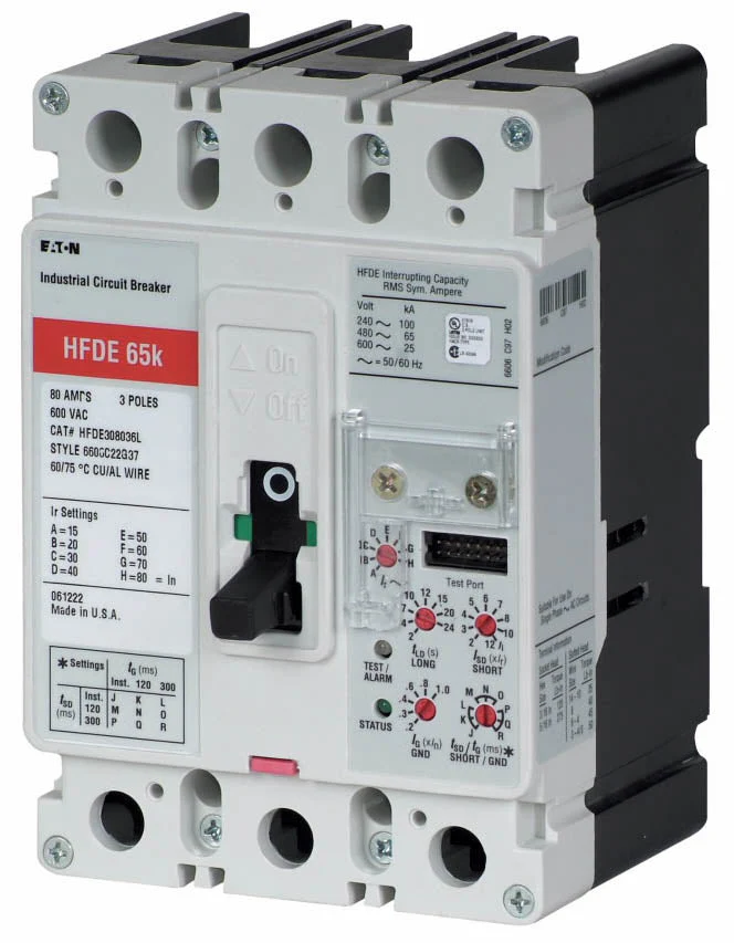 HFDE308036L - Eaton - Molded Case Circuit Breaker - Image 3