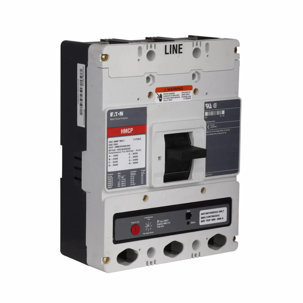 HMCP600L6 - Eaton - Molded Case Circuit Breaker - Image 2
