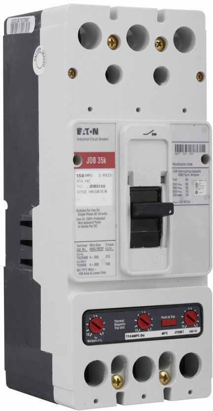 JDB3150 - Eaton - Molded Case Circuit Breaker - Image 3