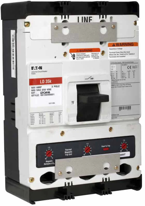 LDC3600 - Eaton - Molded Case Circuit Breaker - Image 3