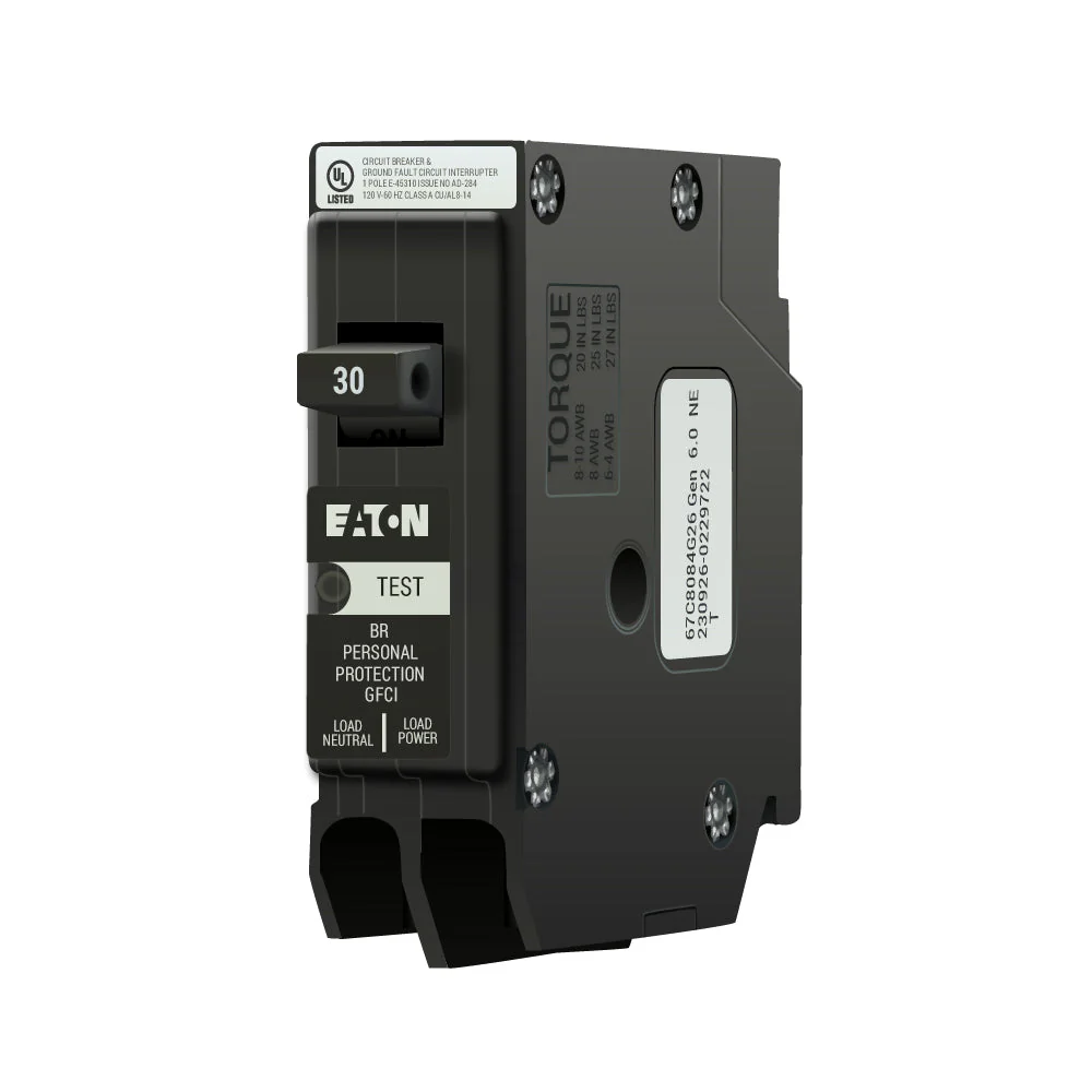 BRN130GF - Eaton - 30 Amp GFCI Circuit Breaker - Image 2