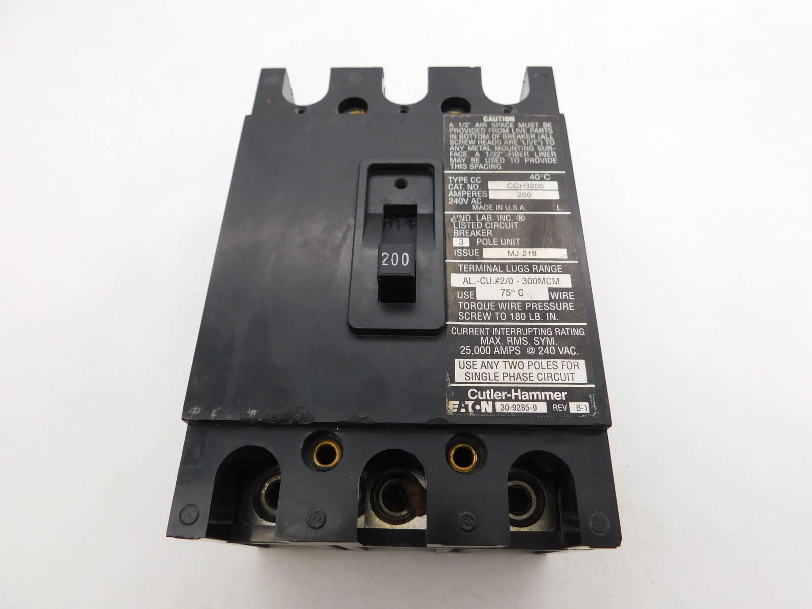 CCH3200 - Eaton - Molded Case Circuit Breakers