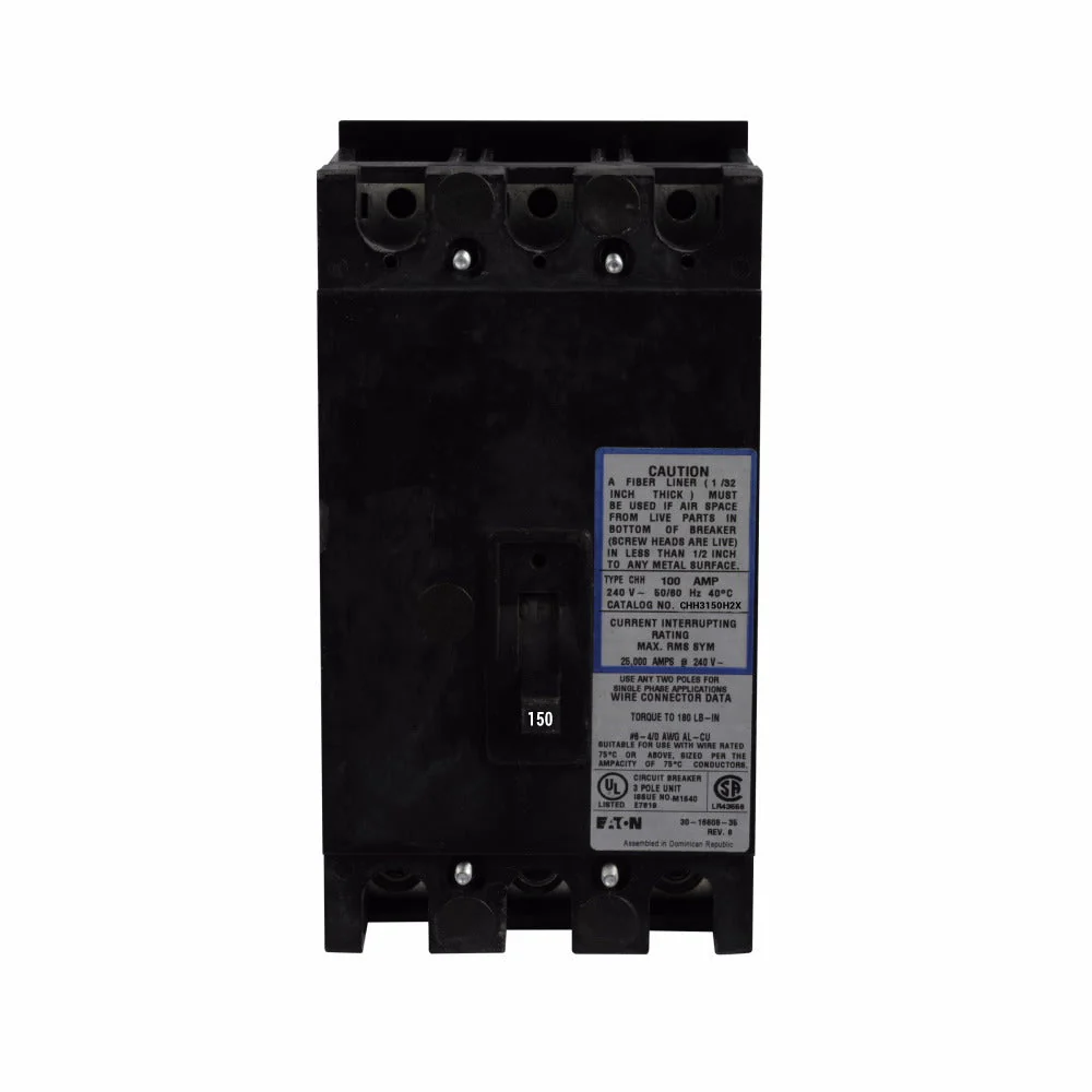 CHH3150H2X - Eaton - Molded Case Circuit Breakers