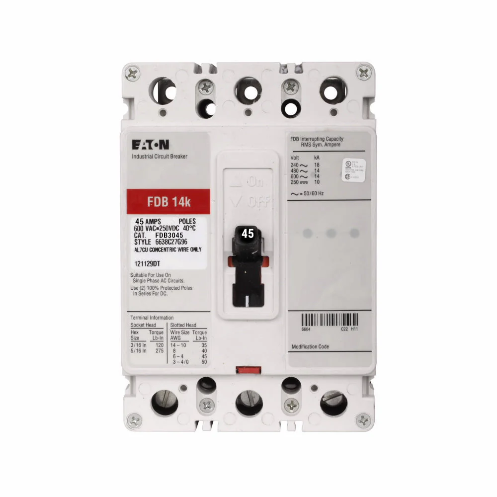 FDB3045 - Eaton - Molded Case Circuit Breaker