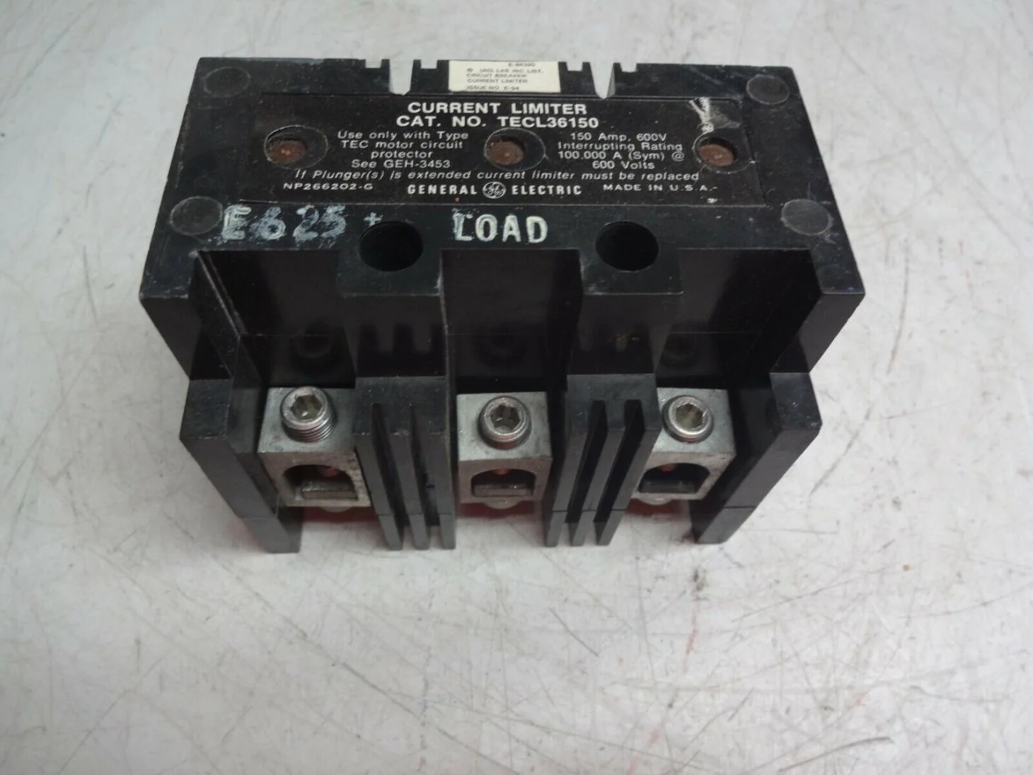 TECL36100 - GE 100 Amp Molded Case Circuit Breaker