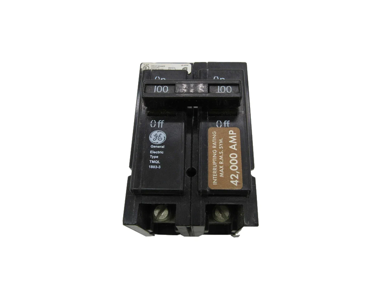 TMQL21100 - GE 100 Amp Molded Case Circuit Breaker