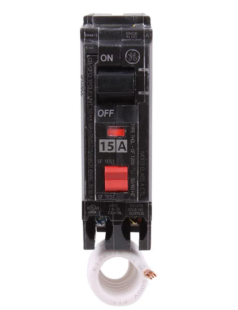 THQL1115GFT - GE - 15 Amp GFCI Circuit Breaker