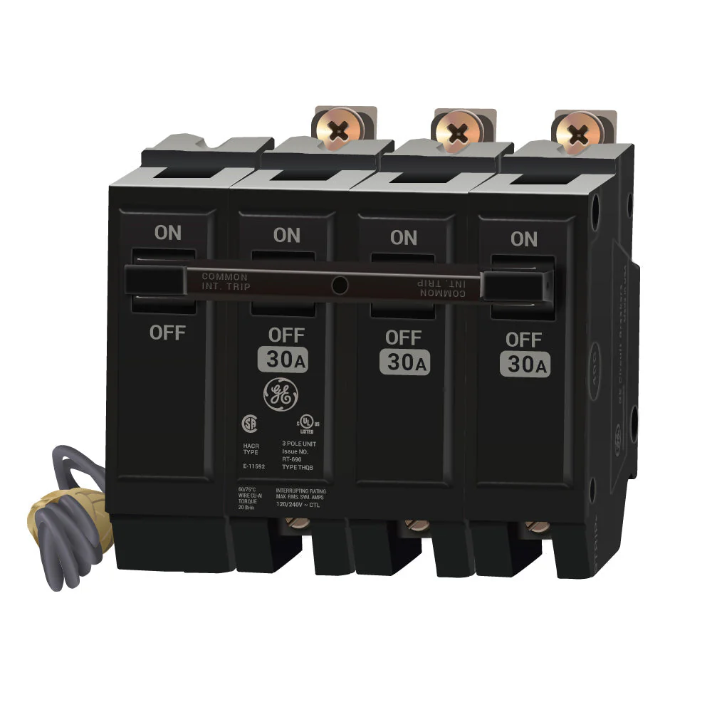 THQB32030ST1 - GE - 30 Amp Shunt Trip Circuit Breaker - Image 2
