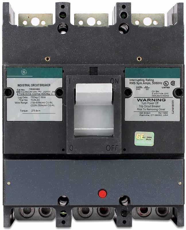 TJD422400 - GE - 400 Amp Molded Case Circuit Breaker