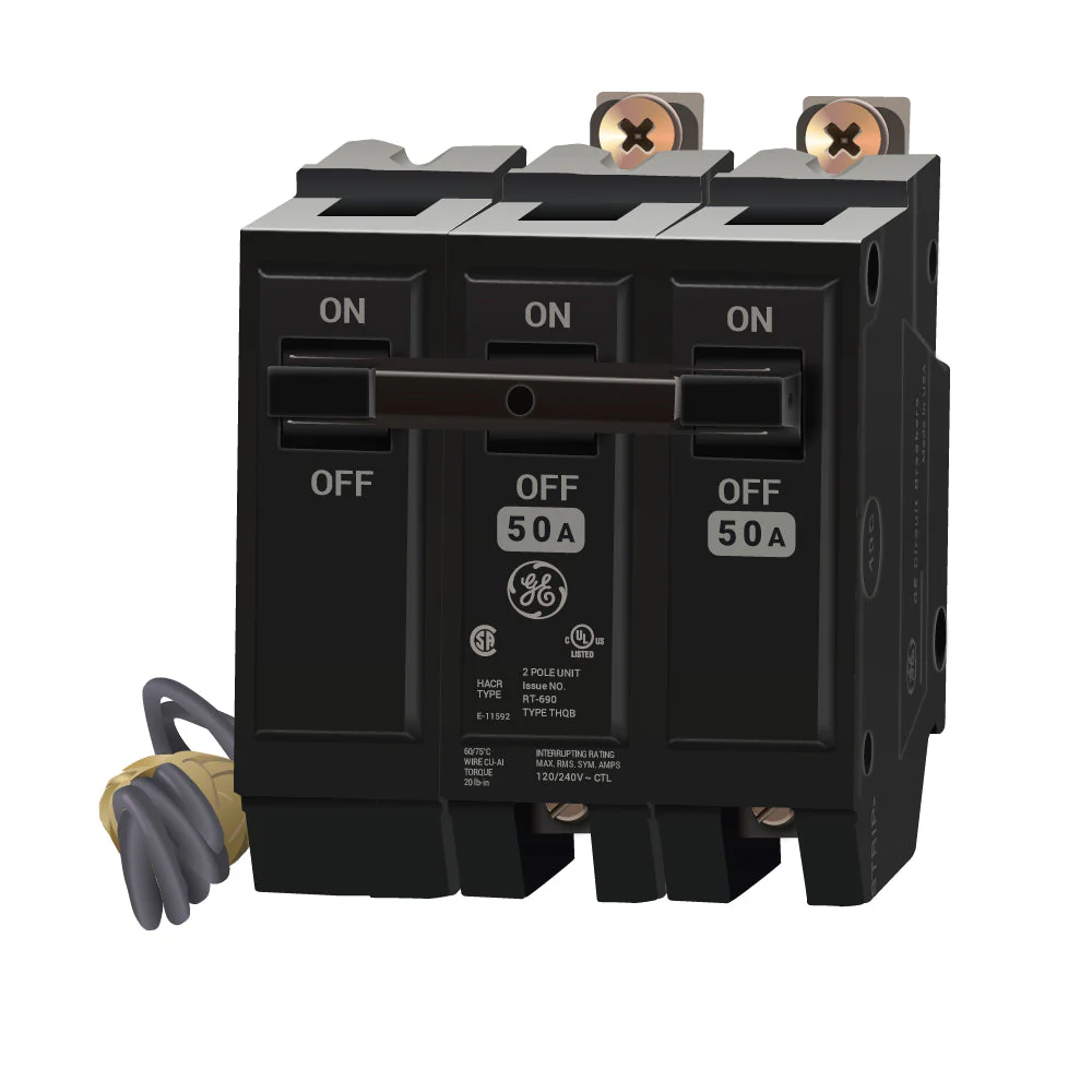 THQB2150ST1 - GE - 50 Amp Shunt Trip Circuit Breaker - Image 2