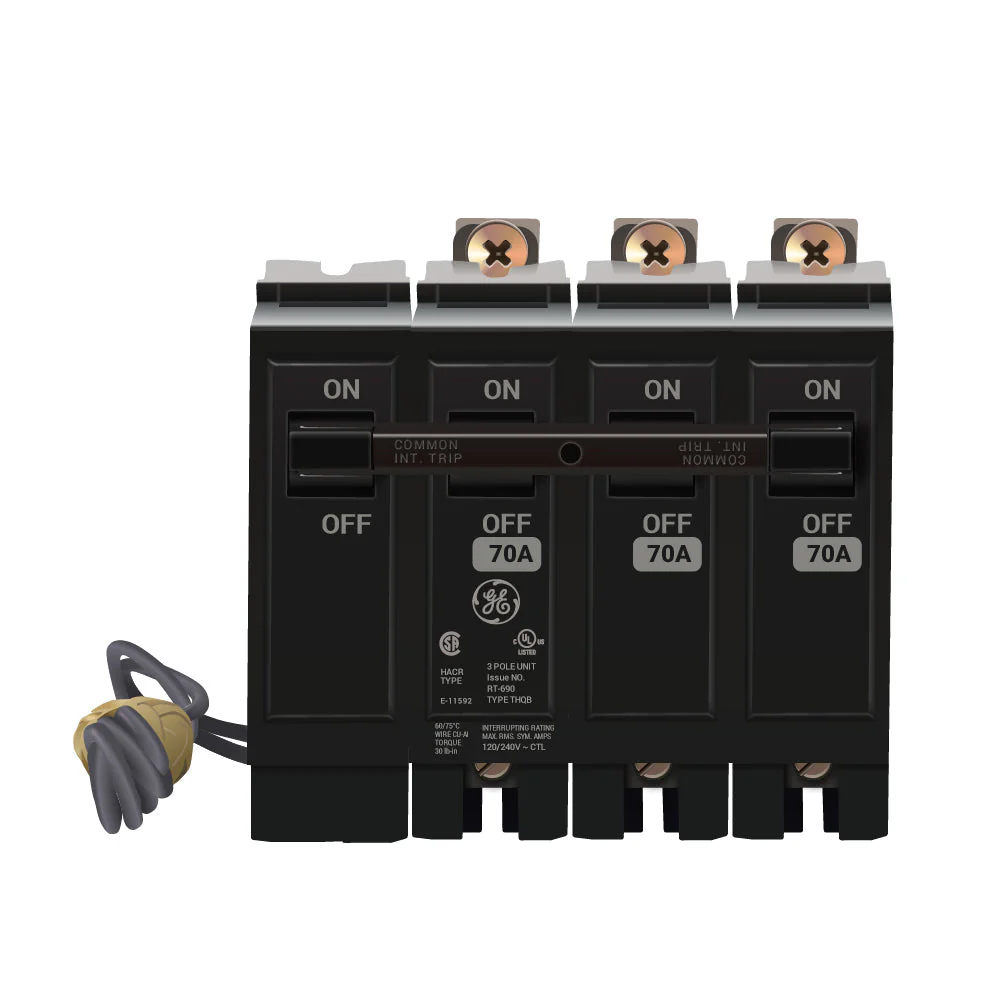 THQB32070ST1 - GE - 70 Amp Shunt Trip Circuit Breaker