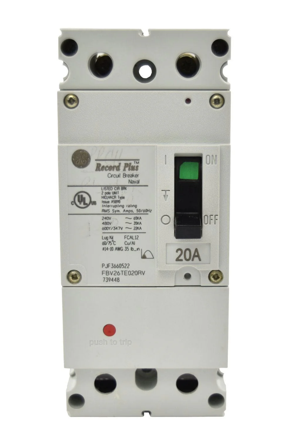 FBV26TE080R2 - GE 80 Amp Molded Case Circuit Breaker