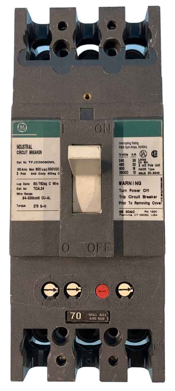 TFJ236080WL - General Electrics - Molded Case Circuit Breakers