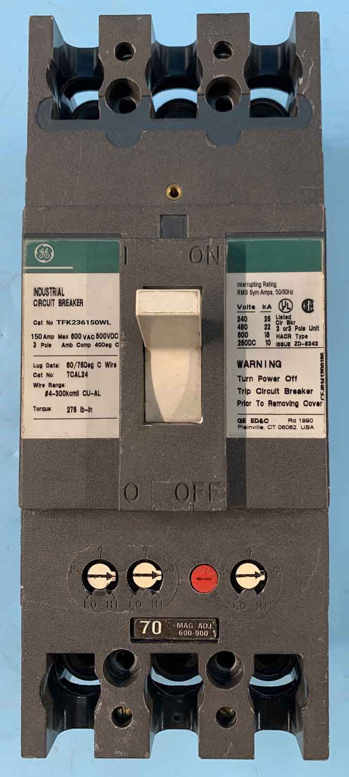 TFK236150WL - General Electrics - Molded Case Circuit Breakers