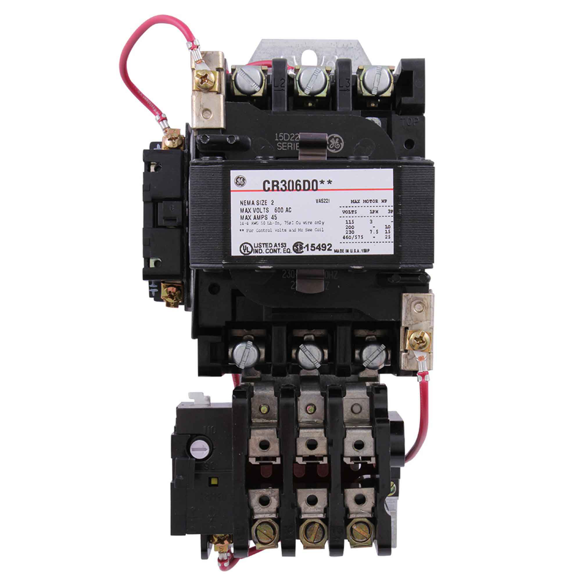 CR306D003 - General Electrics - Motor Starter