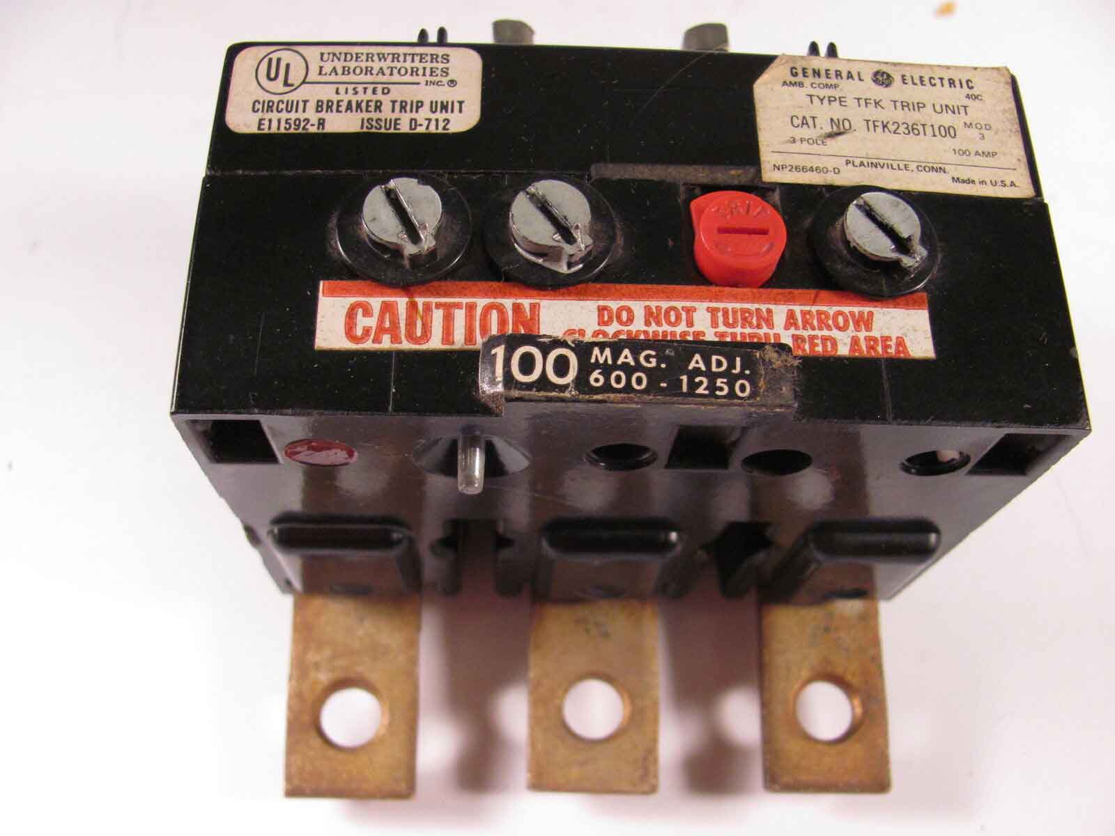 TFK236T100 - General Electrics - Trip Units And Programmers - Image 3