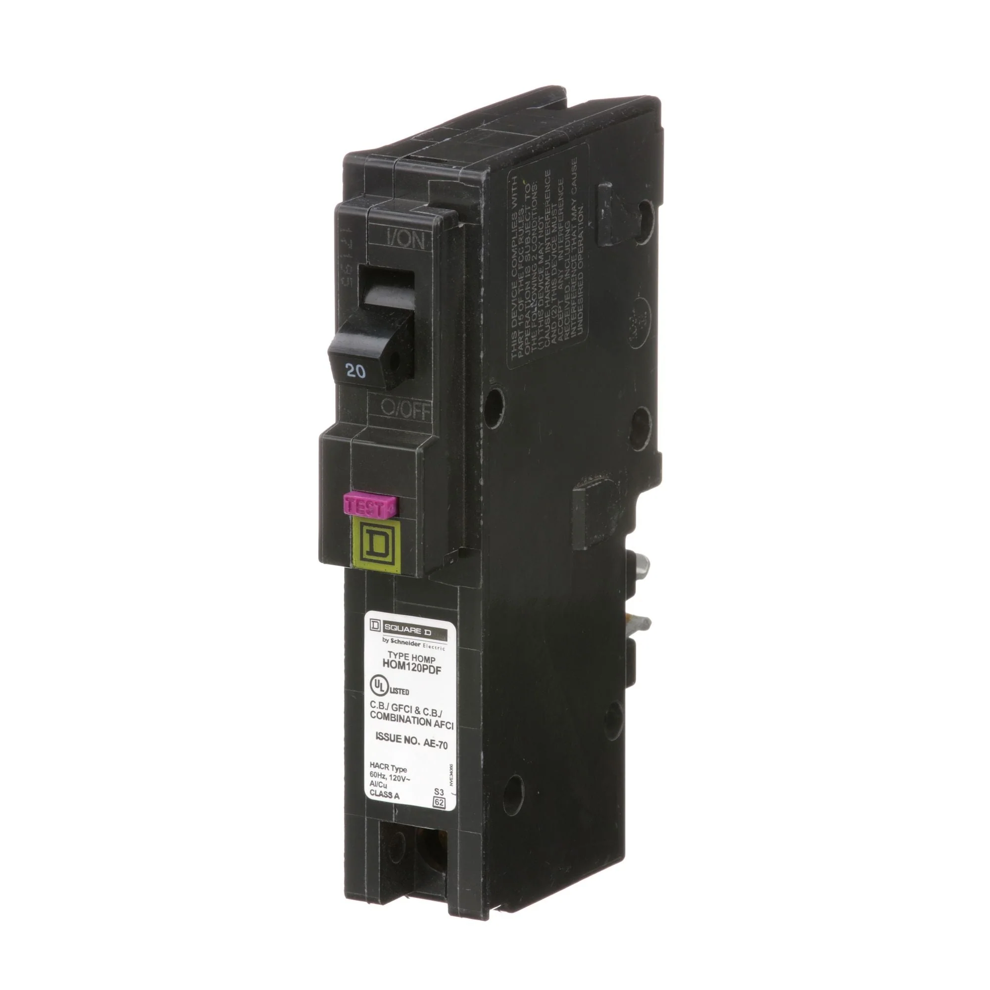 HOM120PDF - HomeLine 20 Amp Dual Function Circuit Breaker - Image 3
