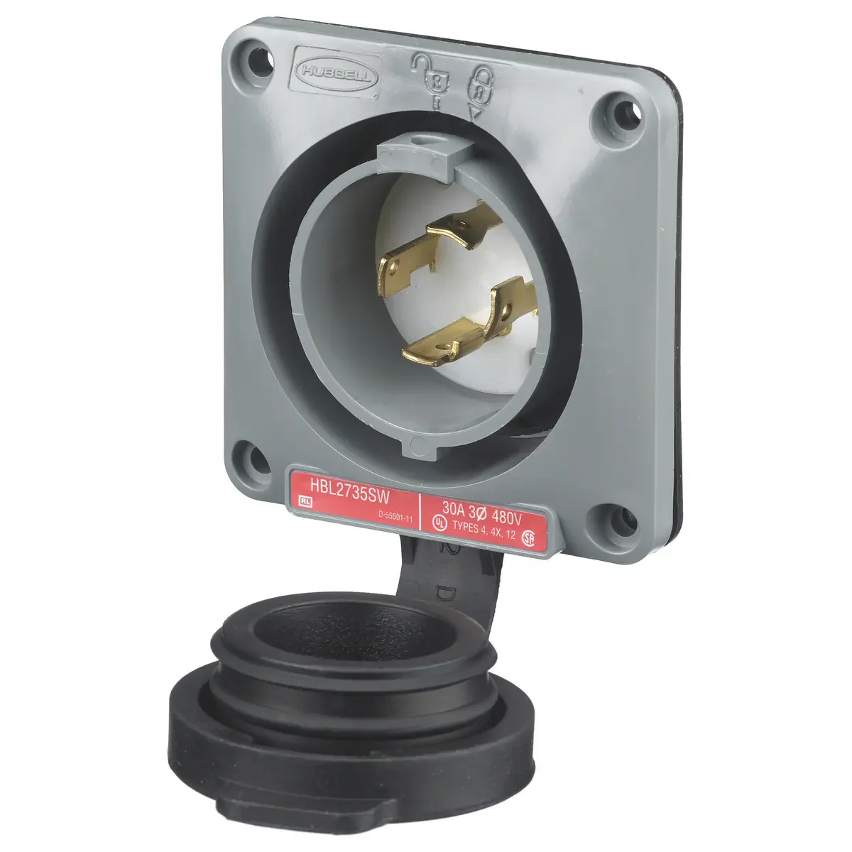 HBL2735SW - Hubbell - Locking Devices, Twist-Lock